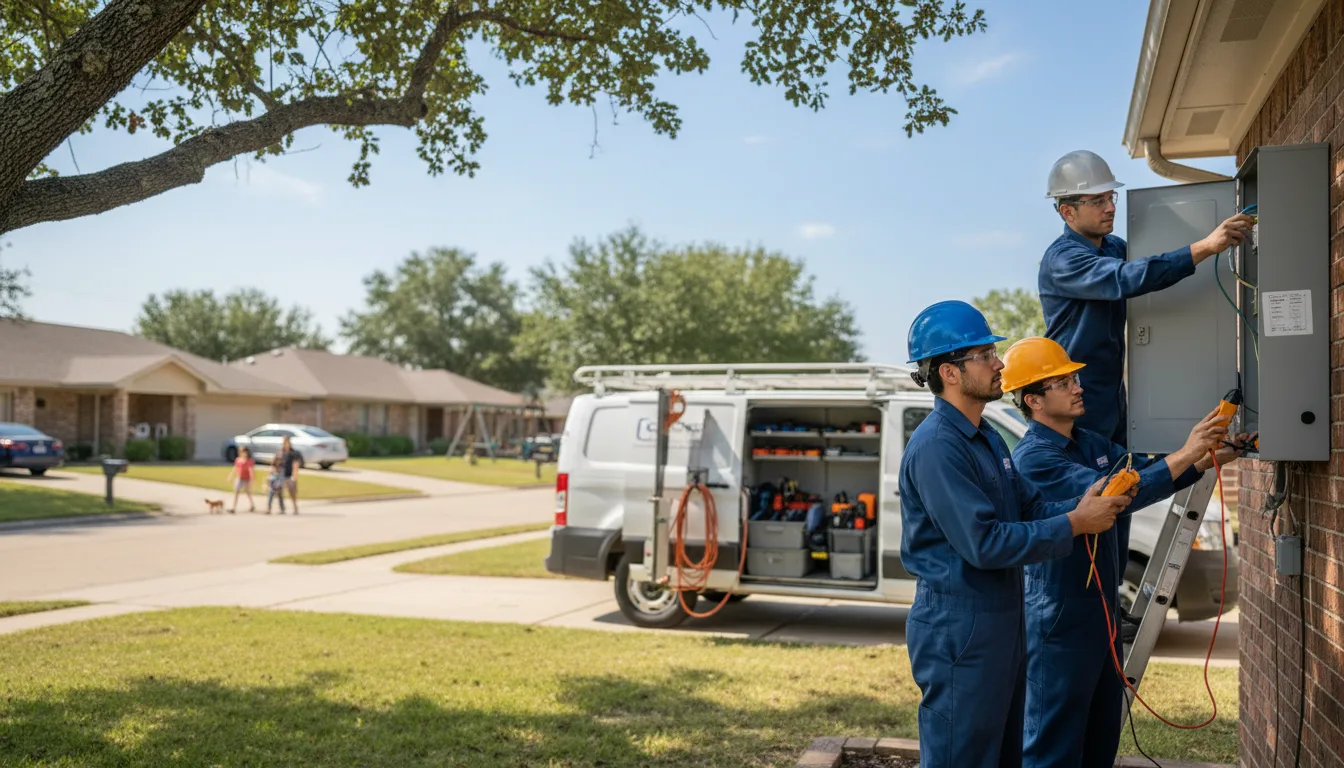 Certified electrician providing emergency electrical services in Tipp City, OH